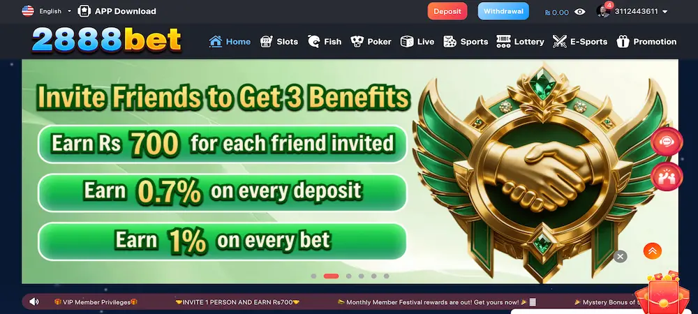 2888 bet bonus