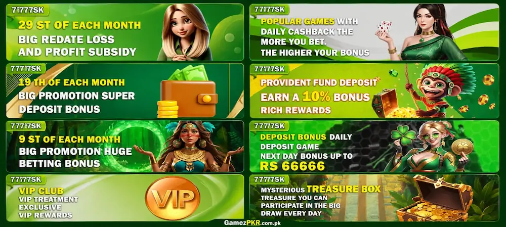 7777-sk Game Promo and bonuses option page image
