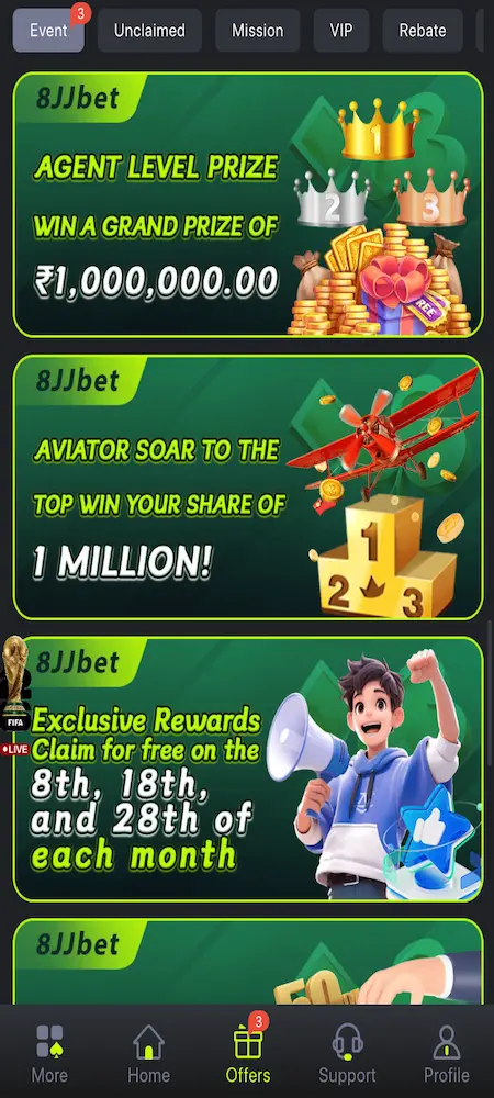 8JJBET Game Rewards