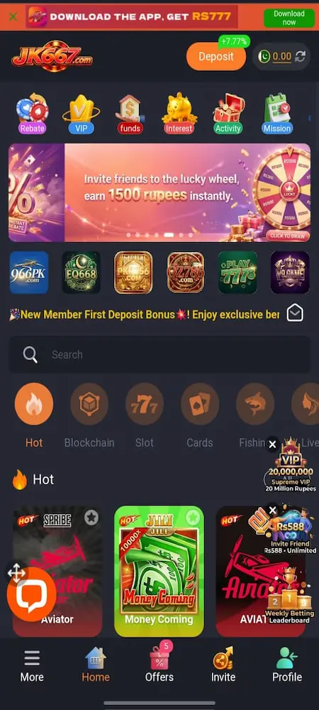 JK667 Game Home