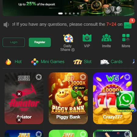 KC99 Game dashboard showing account balance, games, rewards, and navigation options
