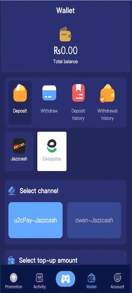 OMIONE Game Payment System