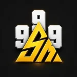 SM999 Game logo featuring bold golden lettering and silver 999 numerals on a dark background.