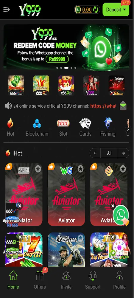 Y999 Game home
