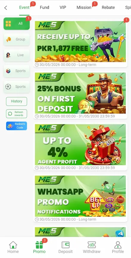 ME5 Game APK features interface showing gameplay dashboard and tools in 2026 version